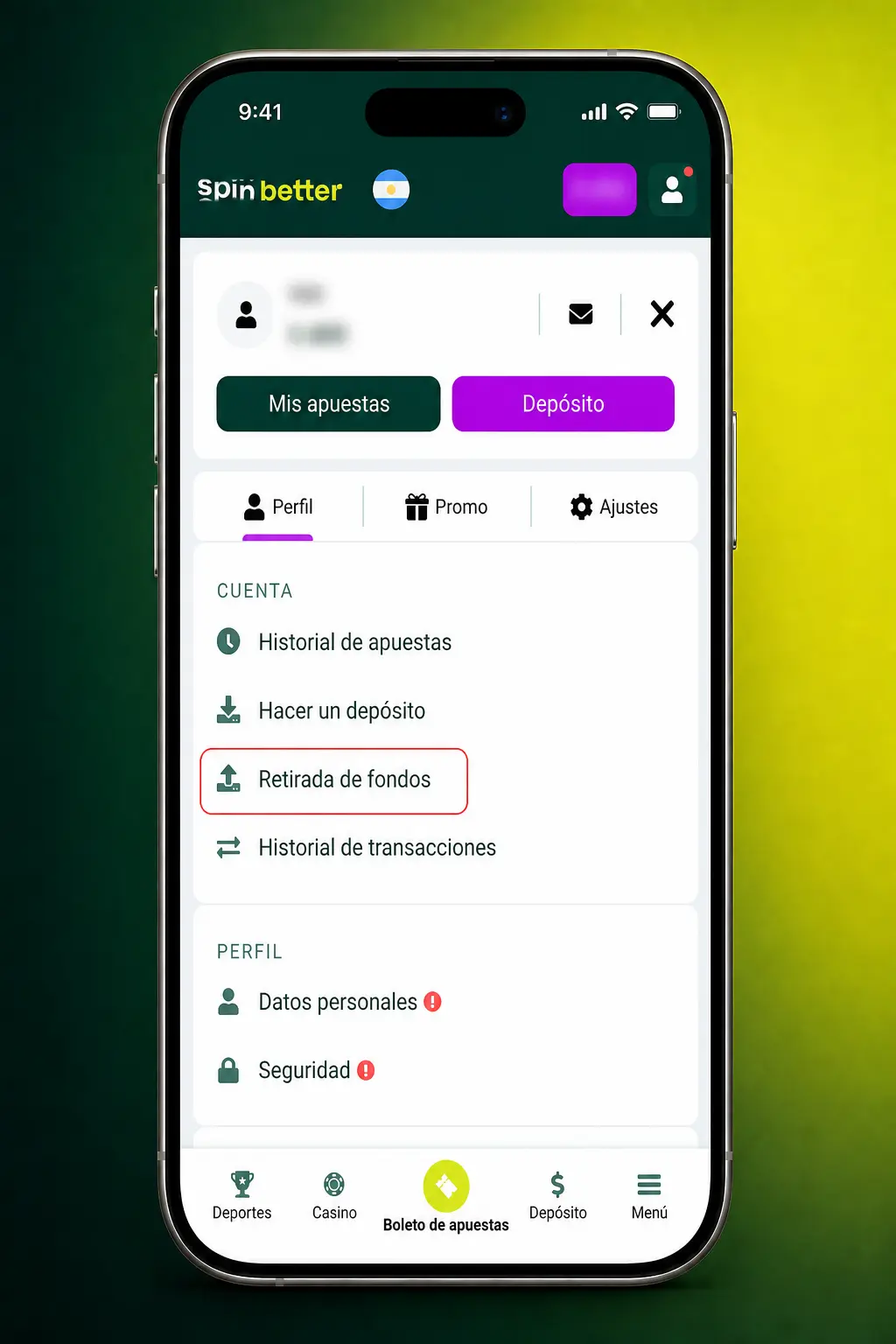 Pasos para retirar dinero en SpinBetter: verificá tu cuenta, elegí método de pago y confirmá el monto a cobrar.